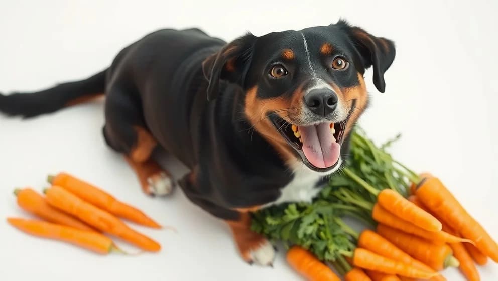 Hur mycket morot kan en hund äta